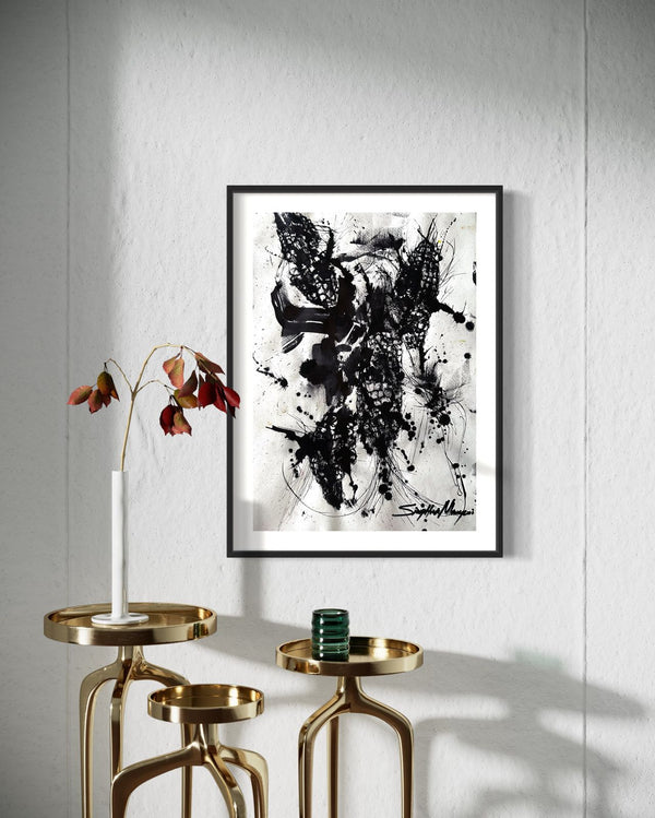 Flying, original artwork by Simphiwe Mlangeni