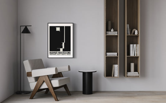20th century Bauhaus Framed Wall Art Print | Size A4- A0