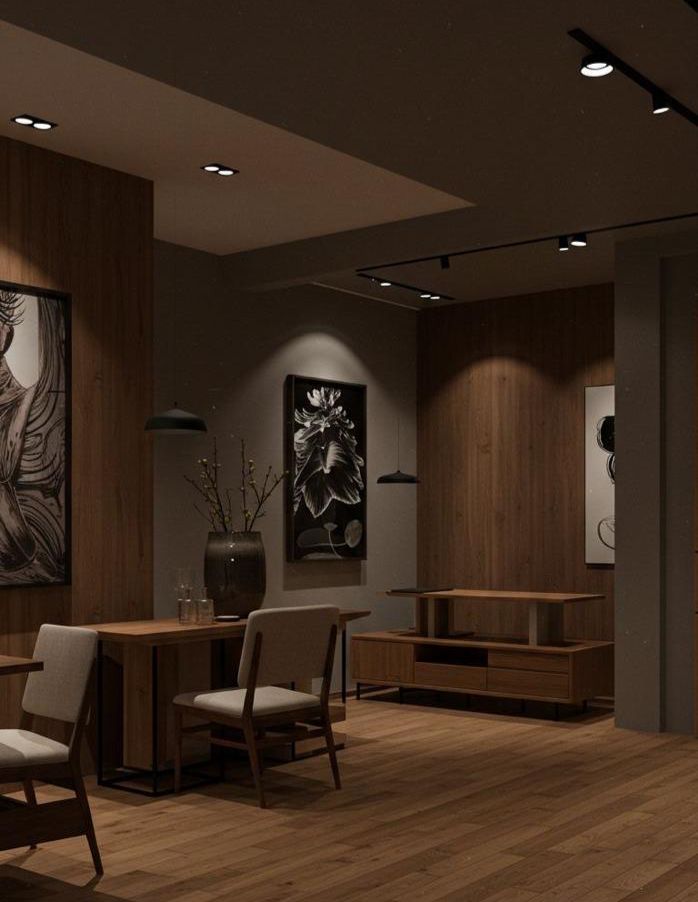 Lusaka residence framed art and styling