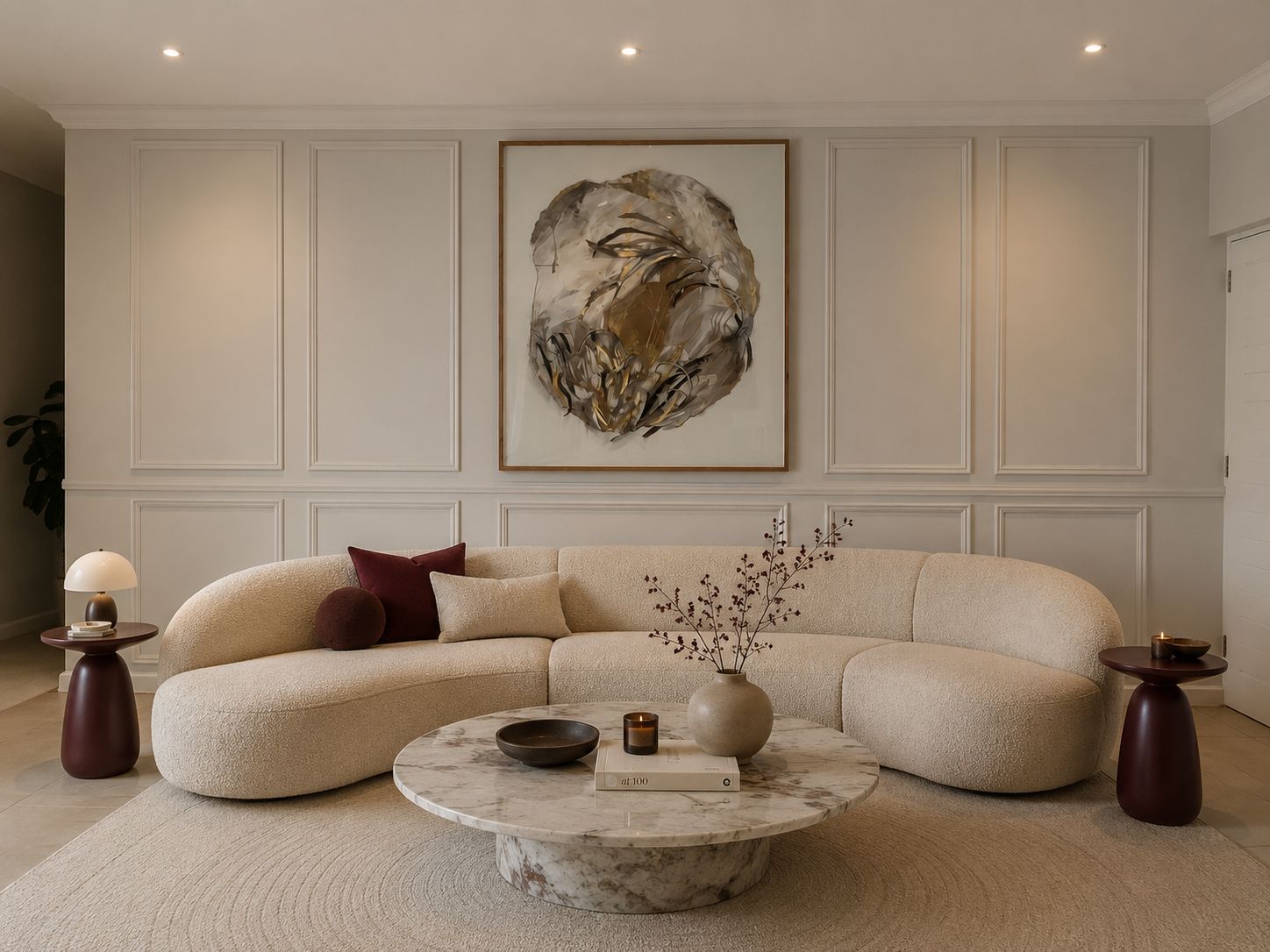 Midstream residence wall decor and framed art
