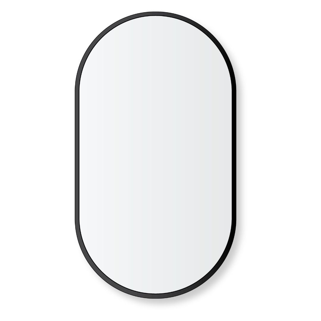 Aluminium Framed Capsule Mirror