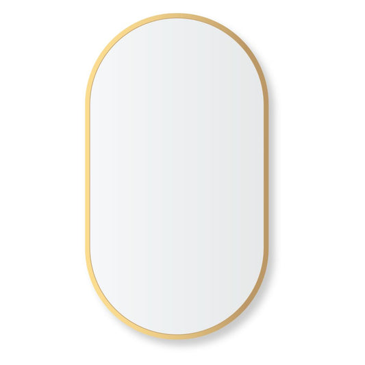Aluminium Framed Capsule Mirror