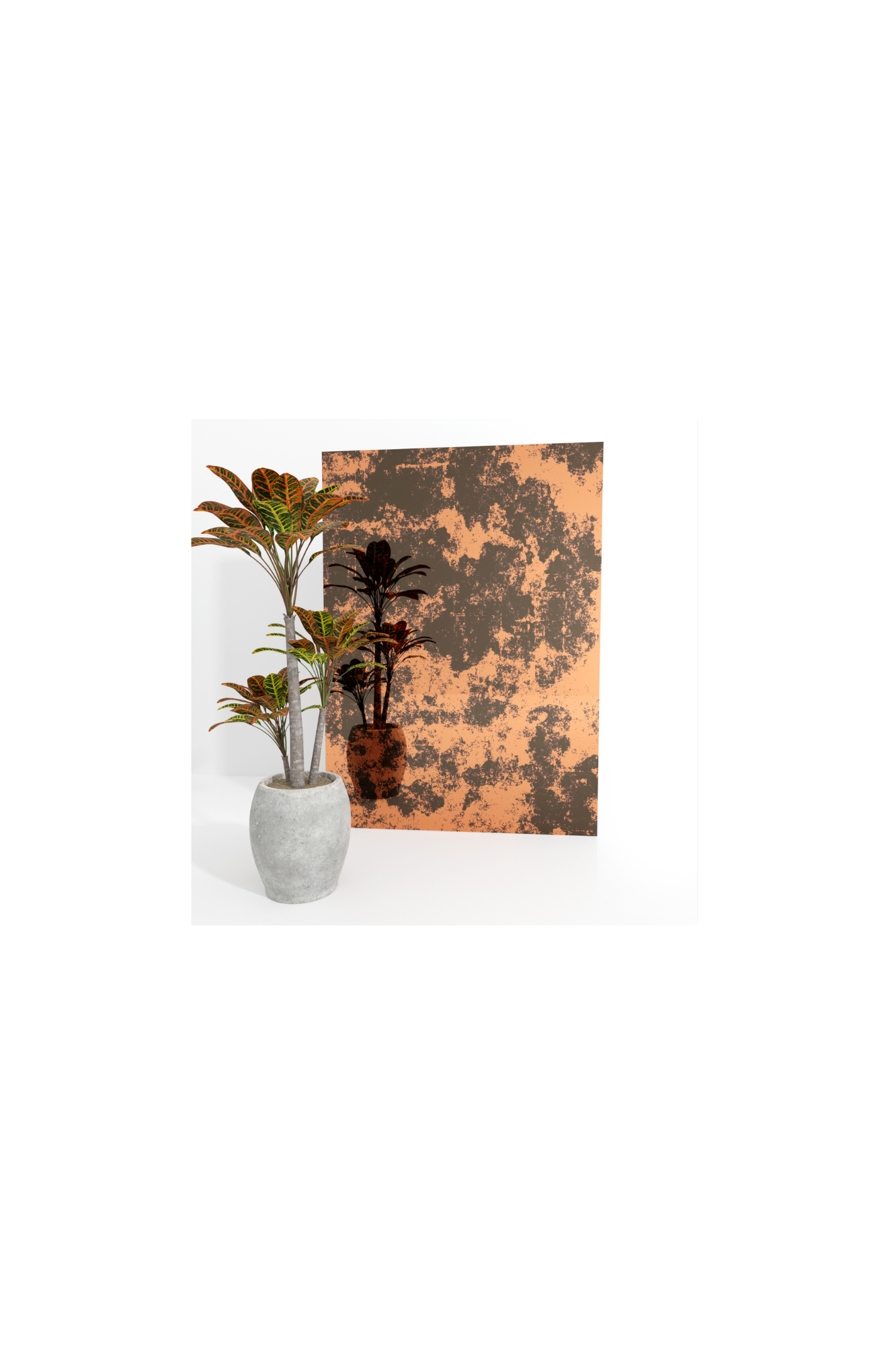 Antique  Mirror - Rose Gold