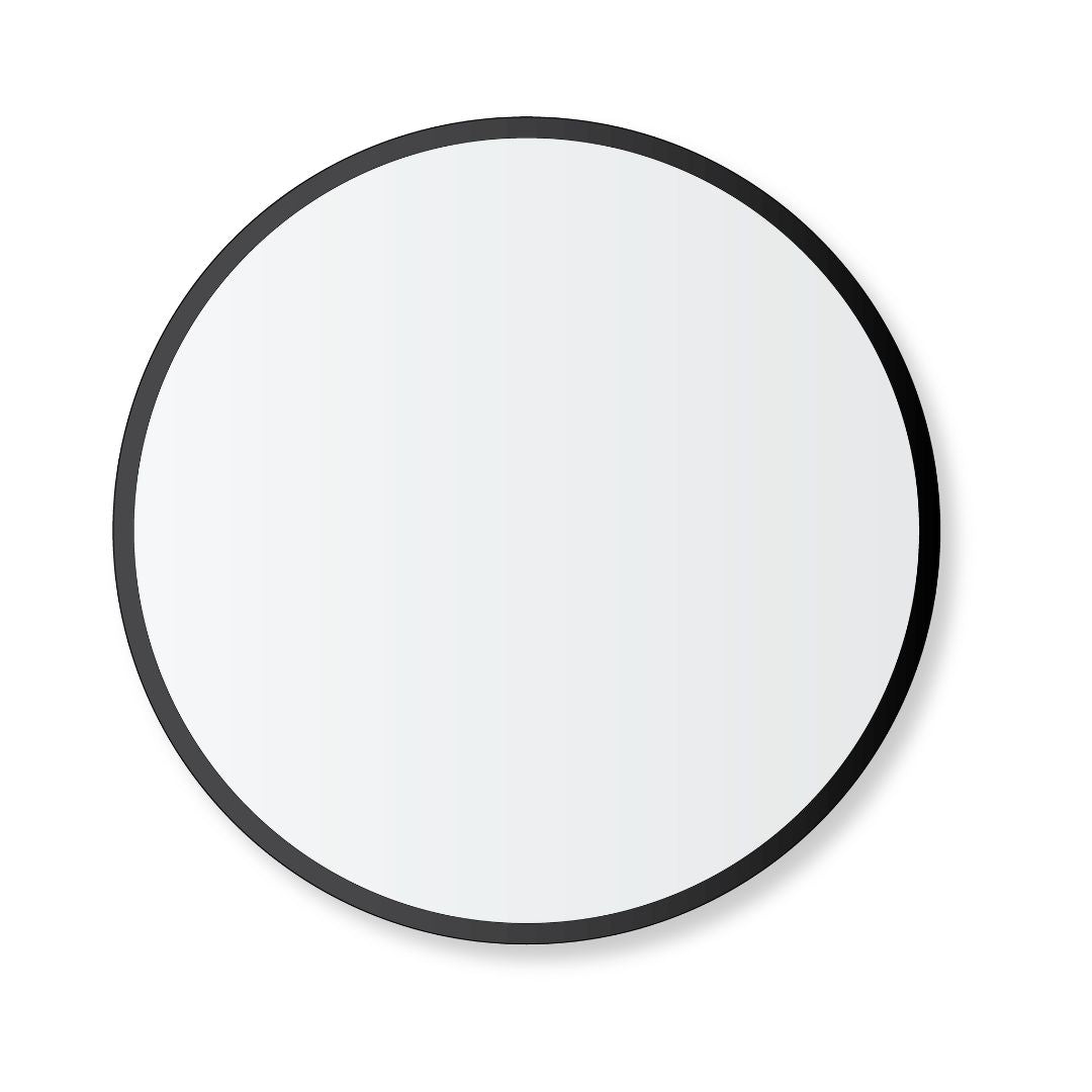 Aluminium framed circle Mirrors