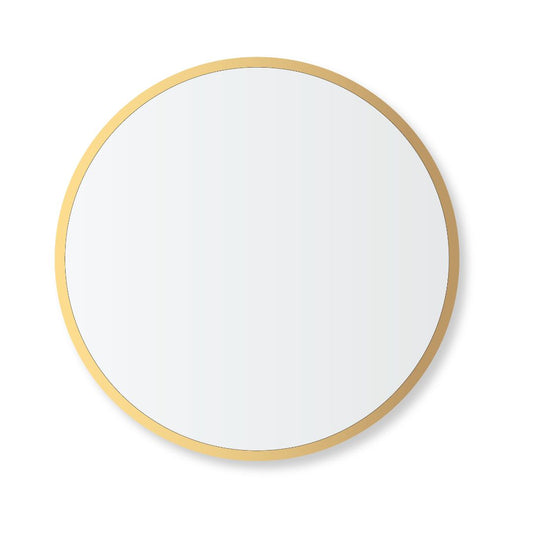 Aluminium framed circle Mirrors