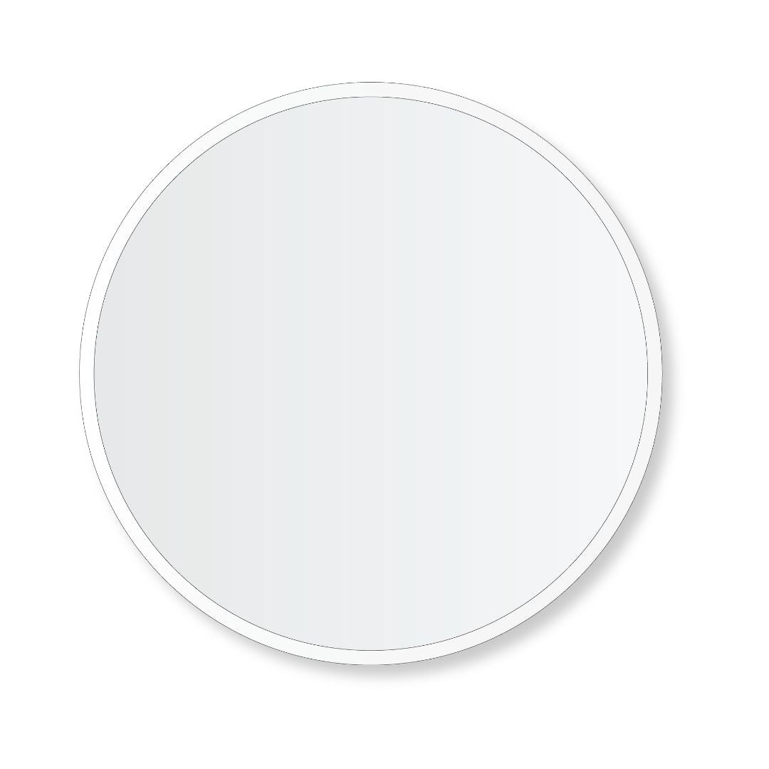 Aluminium framed circle Mirrors