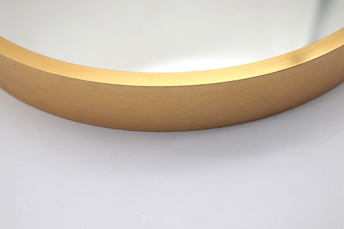 Aluminium framed circle Mirrors