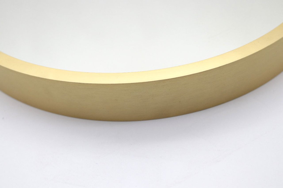 Aluminium framed circle Mirrors