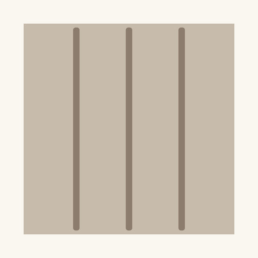 Luna Triple 32x140 groove profile diagram, LunaThermo-D thermally modified timber cladding