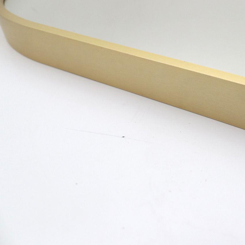 Aluminium Framed Capsule Mirror