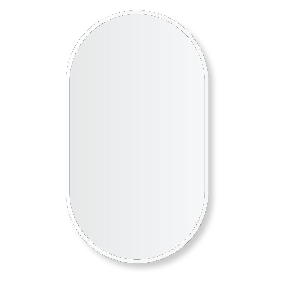 Aluminium Framed Capsule Mirror