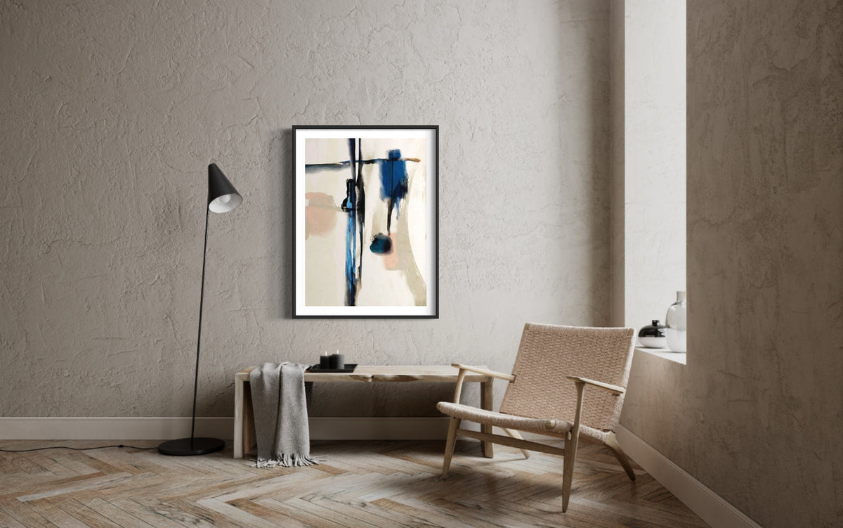 Charcoal Dreams | Framed Wall Art Print | A3-A0