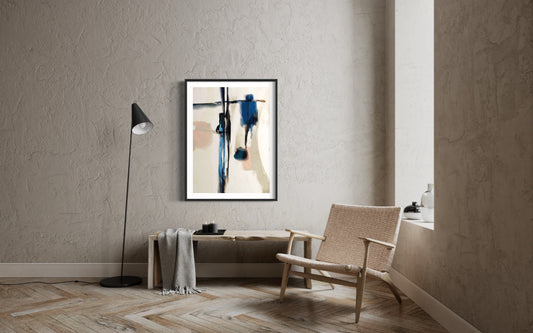 Charcoal Dreams | Framed Wall Art Print | A3-A0