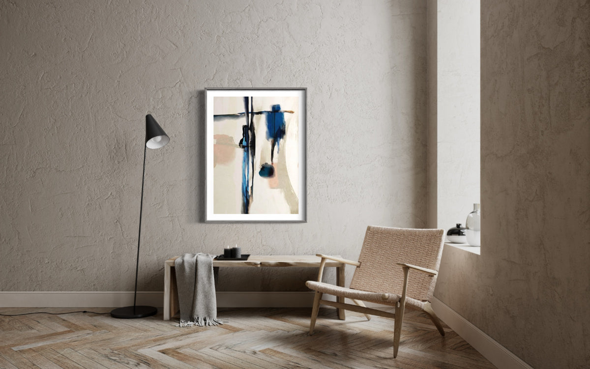 Charcoal Dreams | Framed Wall Art Print | A3-A0