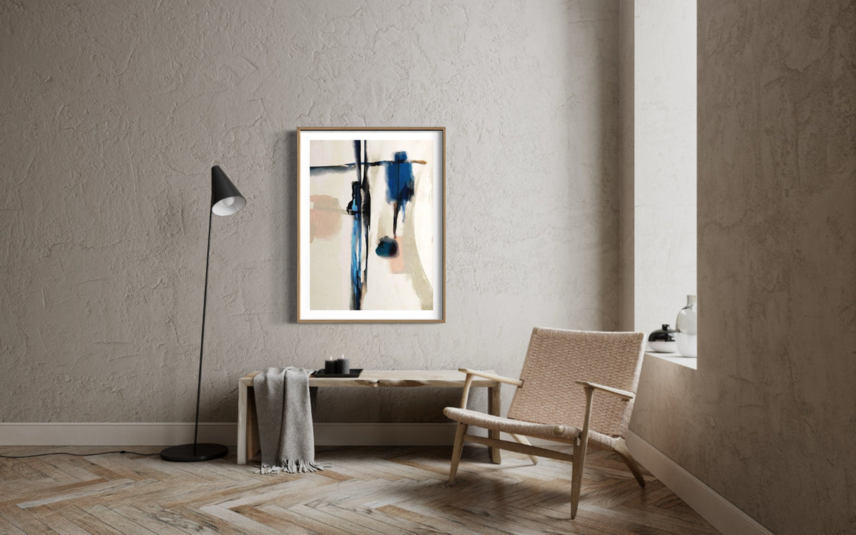 Charcoal Dreams | Framed Wall Art Print | A3-A0