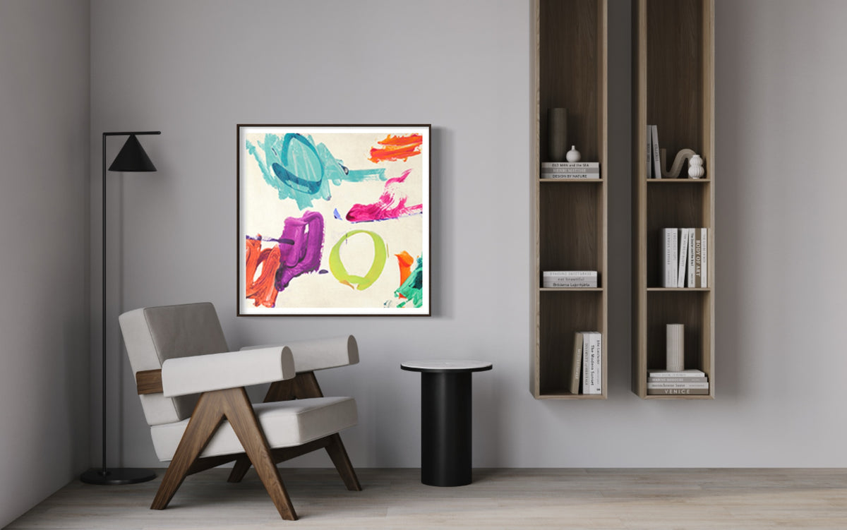 Haru Ikeda| Colourful depictions | Framed Wall Art print| A4-A0