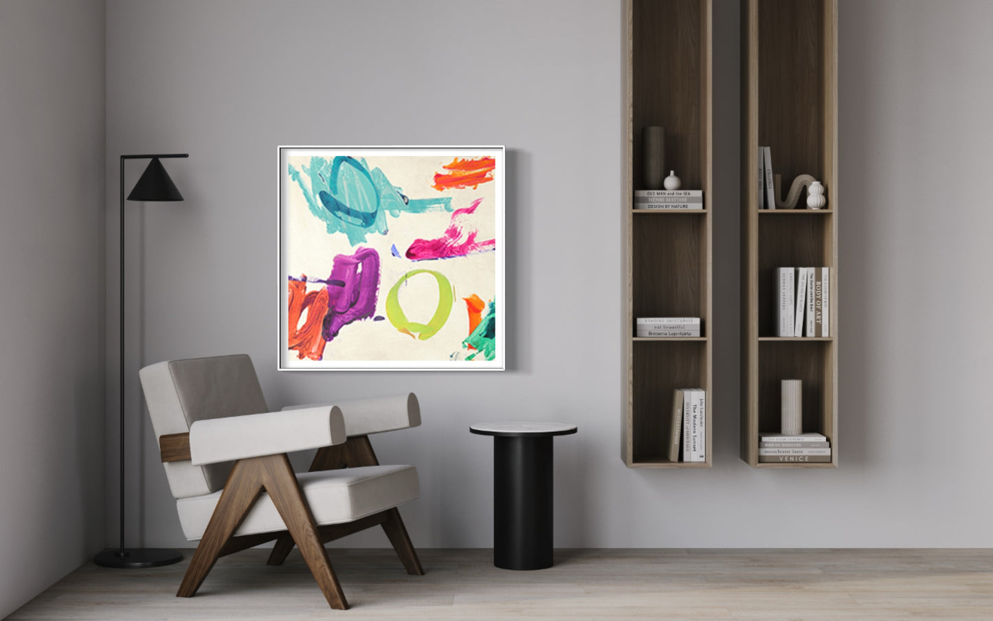 Haru Ikeda| Colourful depictions | Framed Wall Art print| A4-A0