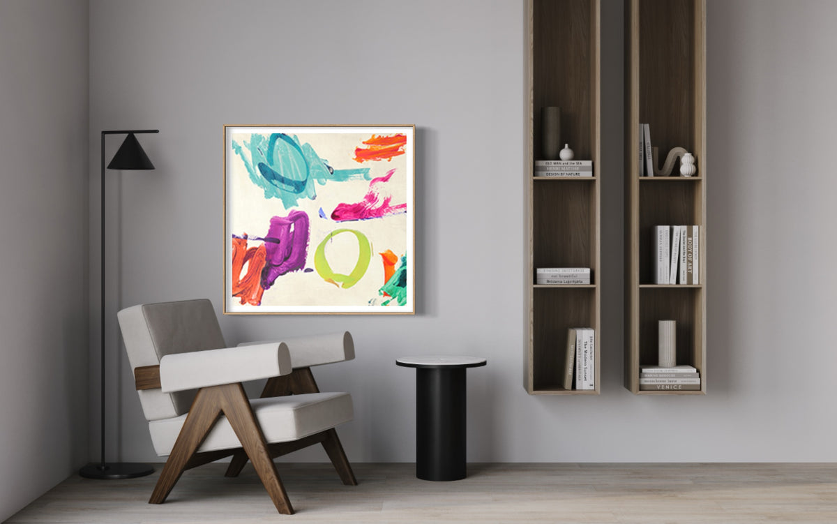 Haru Ikeda| Colourful depictions | Framed Wall Art print| A4-A0