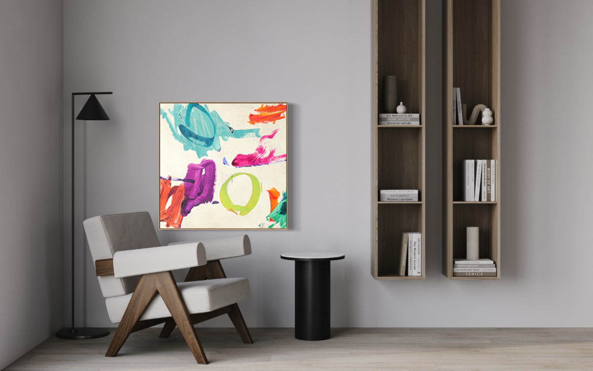 Haru Ikeda| Colourful depictions | Framed Wall Art print| A4-A0