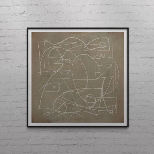 Thoughts | Framed Wall Art Print | A4-A0