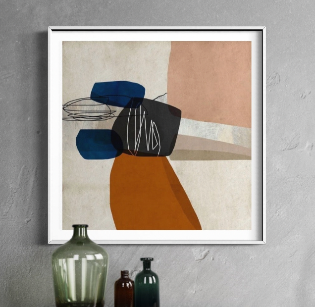 Dusky | Framed Wall Art Print | A4-A0