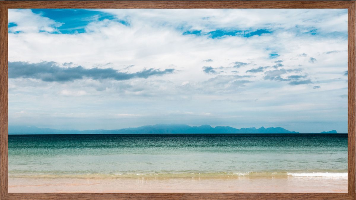 Ocean Views | | Wall Art Sets |  30mm deep Kiaat Wood Frame |