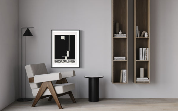 20th century Bauhaus Framed Wall Art Print | Size A4- A0