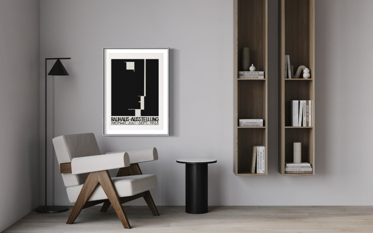 20th century Bauhaus Framed Wall Art Print | Size A4- A0