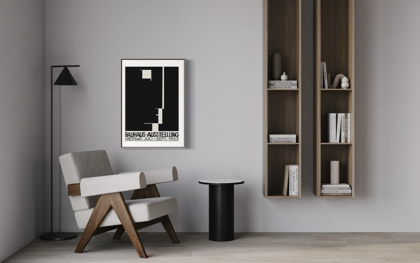 20th century Bauhaus Framed Wall Art Print | Size A4- A0