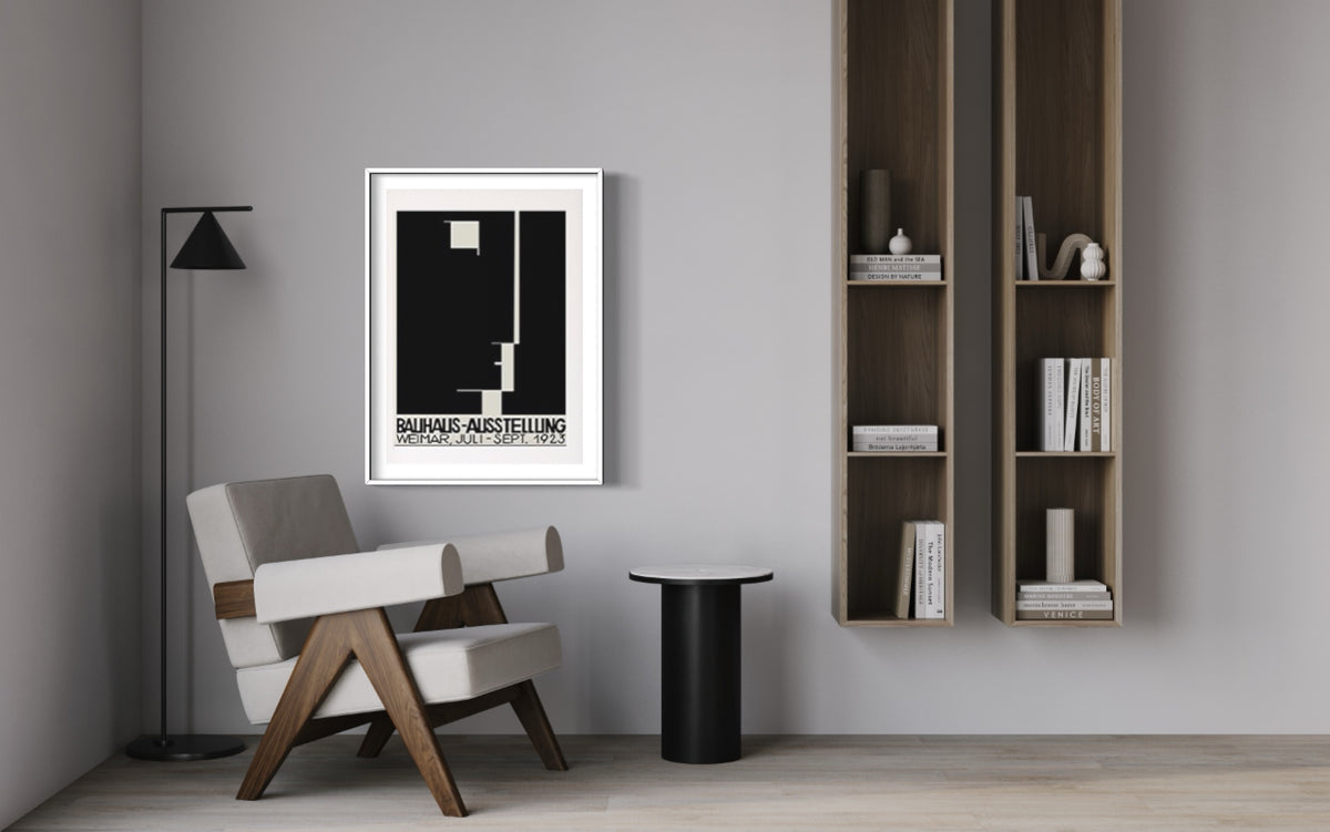 20th century Bauhaus Framed Wall Art Print | Size A4- A0