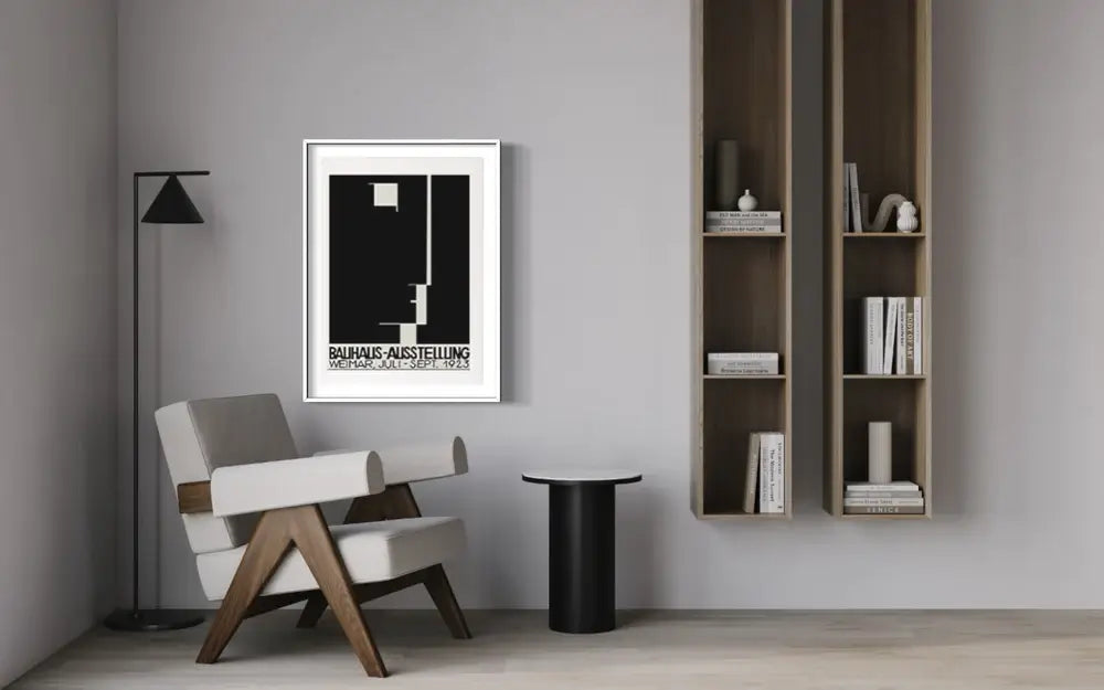 20th century Bauhaus Framed Wall Art Print | Size A4- A0