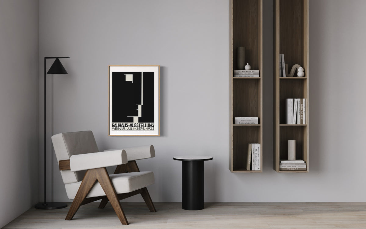 20th century Bauhaus Framed Wall Art Print | Size A4- A0