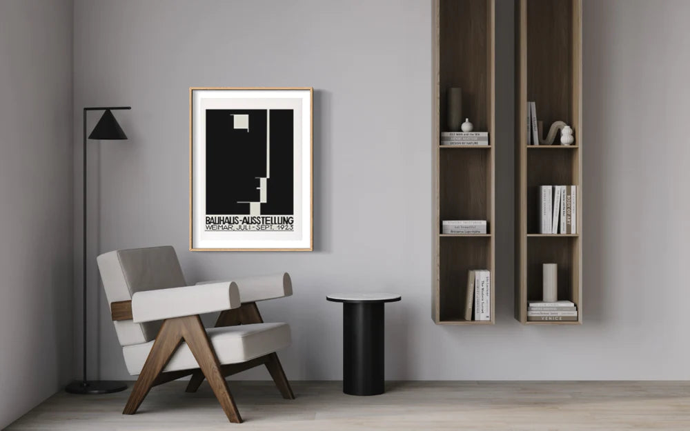 20th century Bauhaus Framed Wall Art Print | Size A4- A0