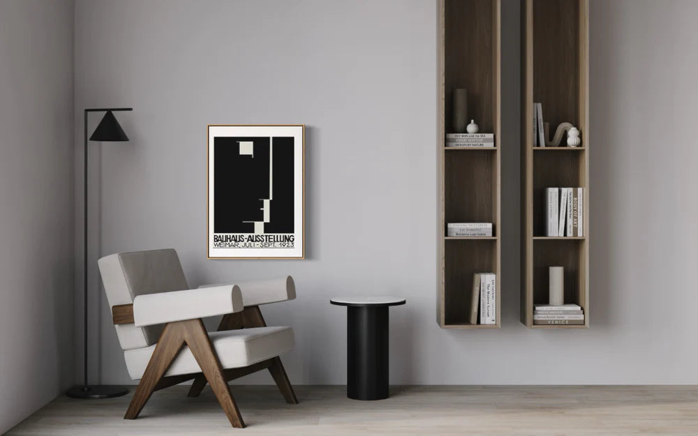 20th century Bauhaus Framed Wall Art Print | Size A4- A0