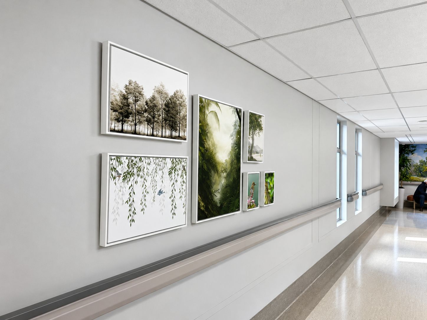 Mediclinic George healthcare custom framing and installation