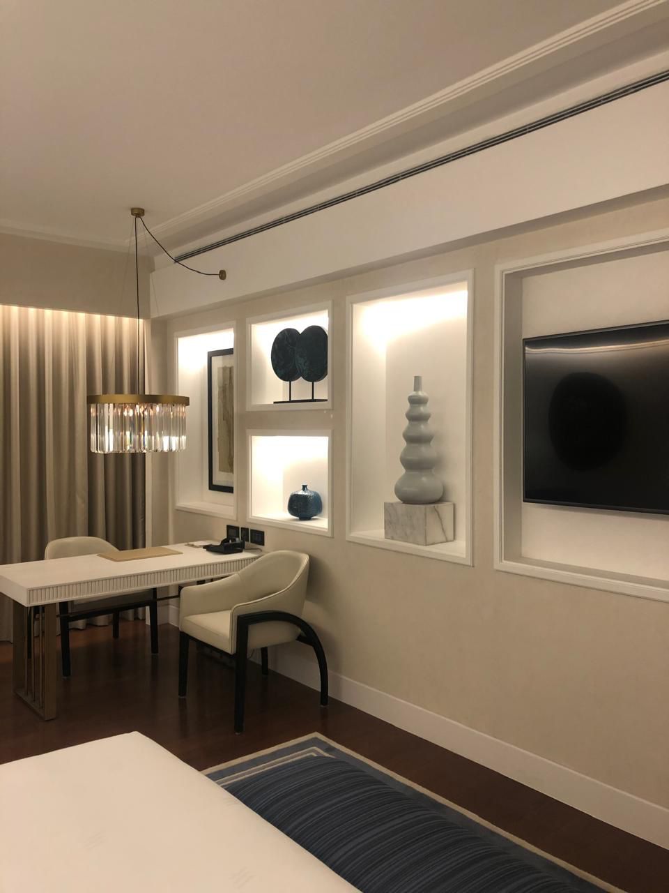 Waldorf Astoria Cairo hospitality wall decor installation