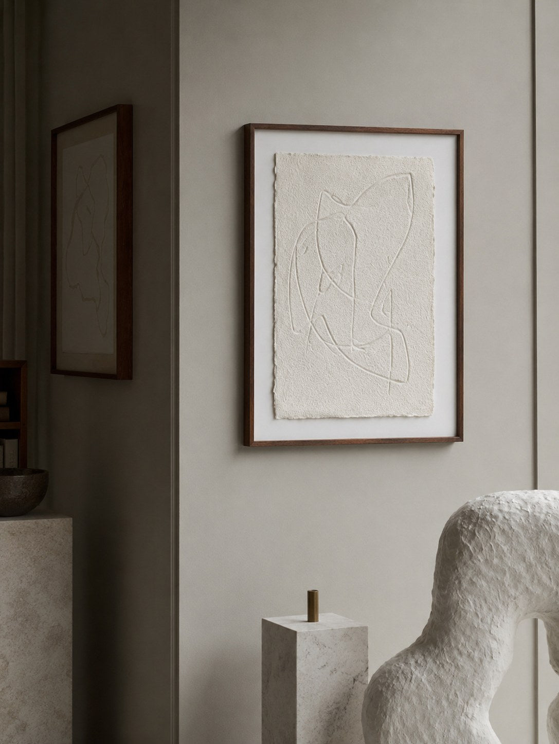 gallery style box framing for fine art and mixed media, Johannesburg custom framing studio