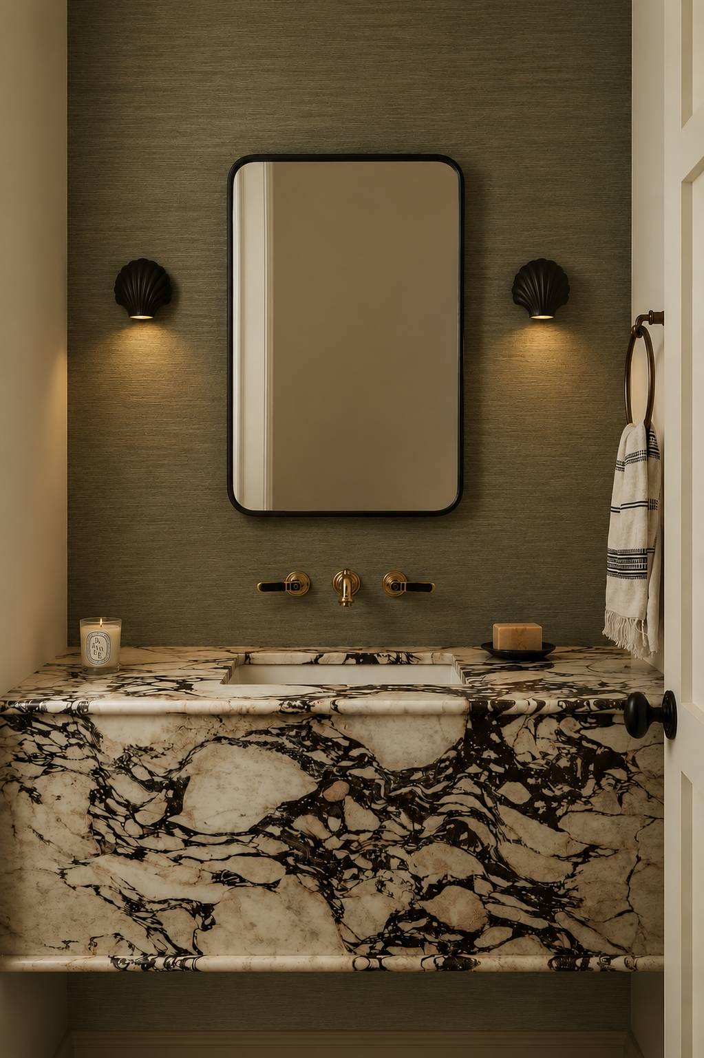 Bathroom mirror package